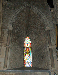 North aisle west window February 2012